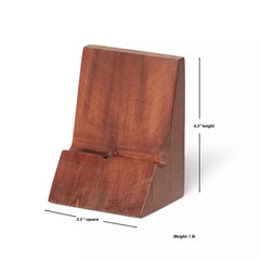 Solid Wood Desktop Phone Stand