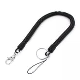 Elastic Coiled Lanyard with Lobster Clasp for Phone & Keys