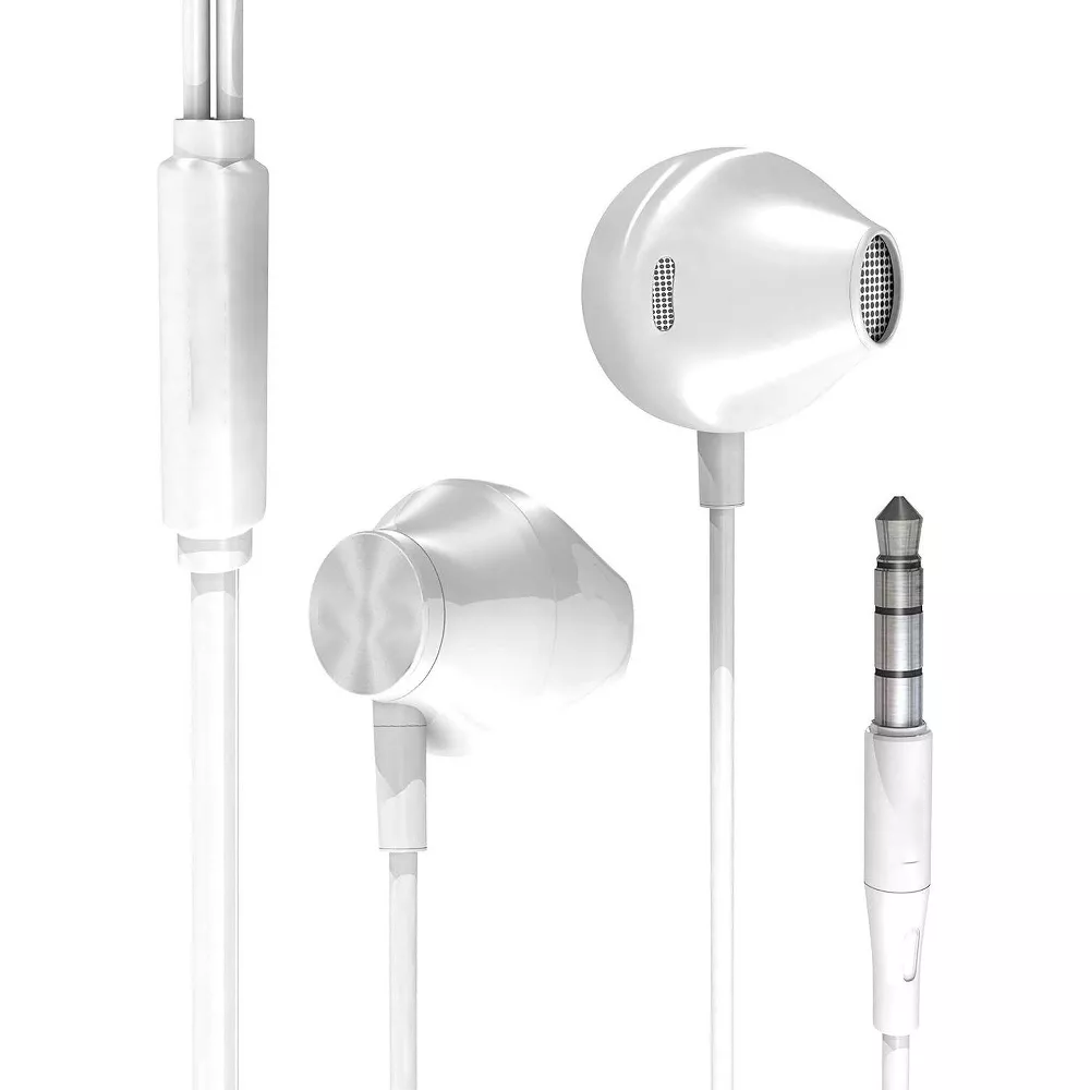 3.5mm Jack Wired Earbuds With In-Line Microphone & Neodymium Drivers