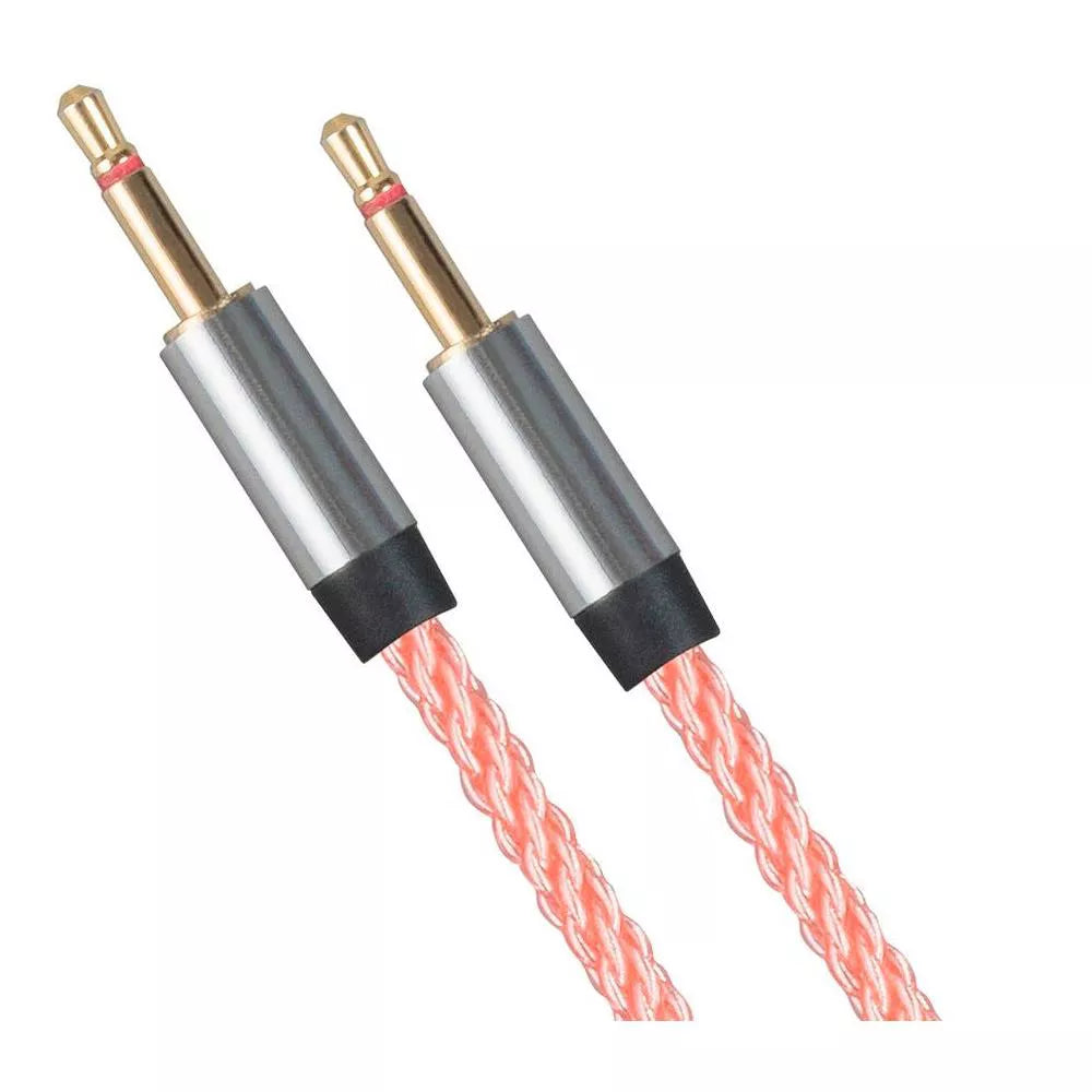 2.5mm to 3.5mm Braided Headphone Upgrade Audio Cable