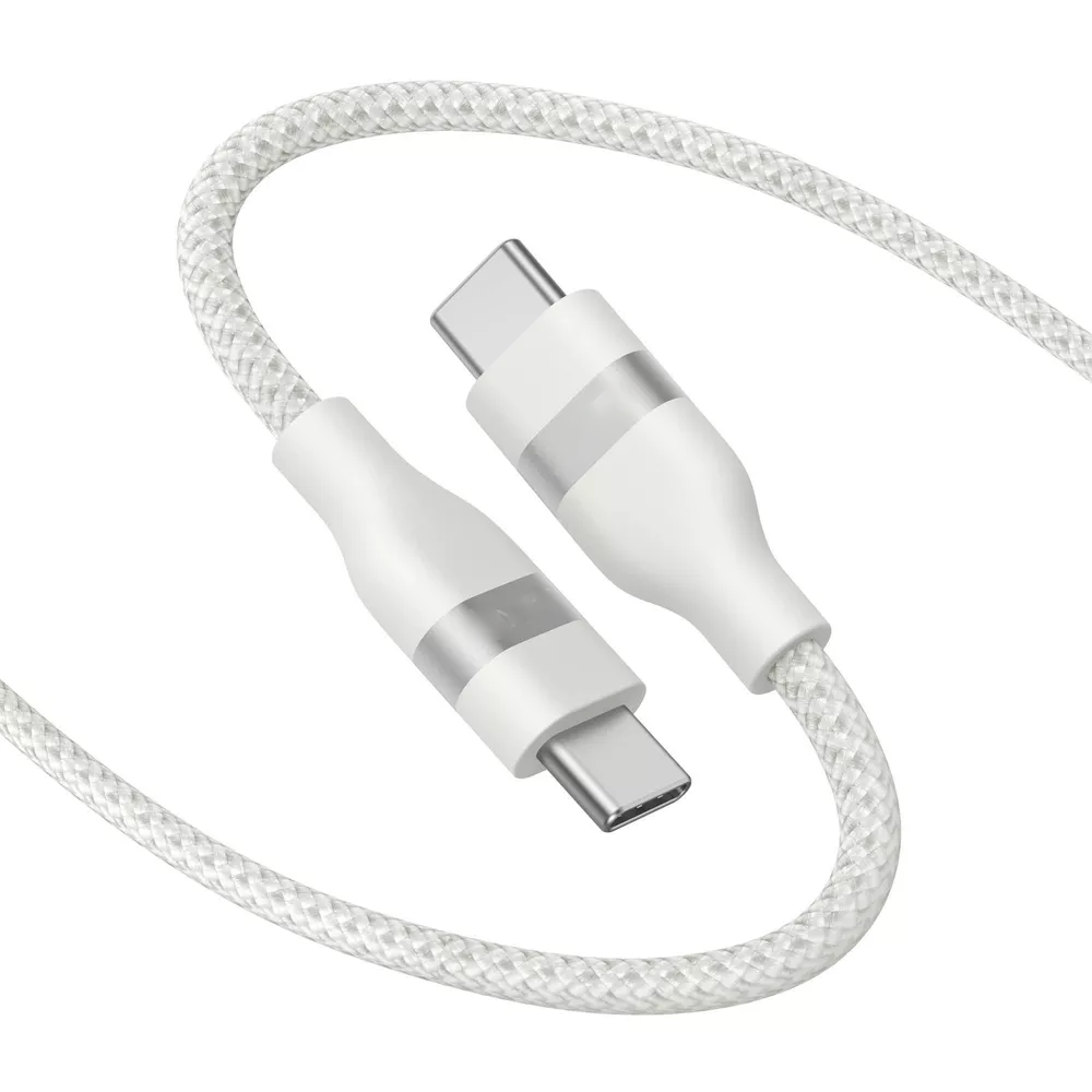 3ft PCR Braided Ultra Soft USB-C to USB-C Charging Cable