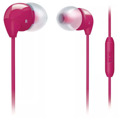 3.5mm Jack Wired In-Ear Earbuds With Inline Microphone & Noise-Isolating Ear Tips