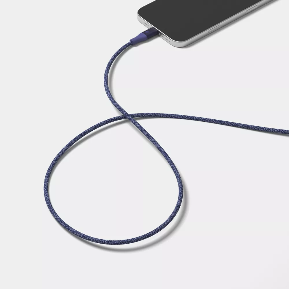 10ft USB-C to USB-C Braided Fast Charging Cable