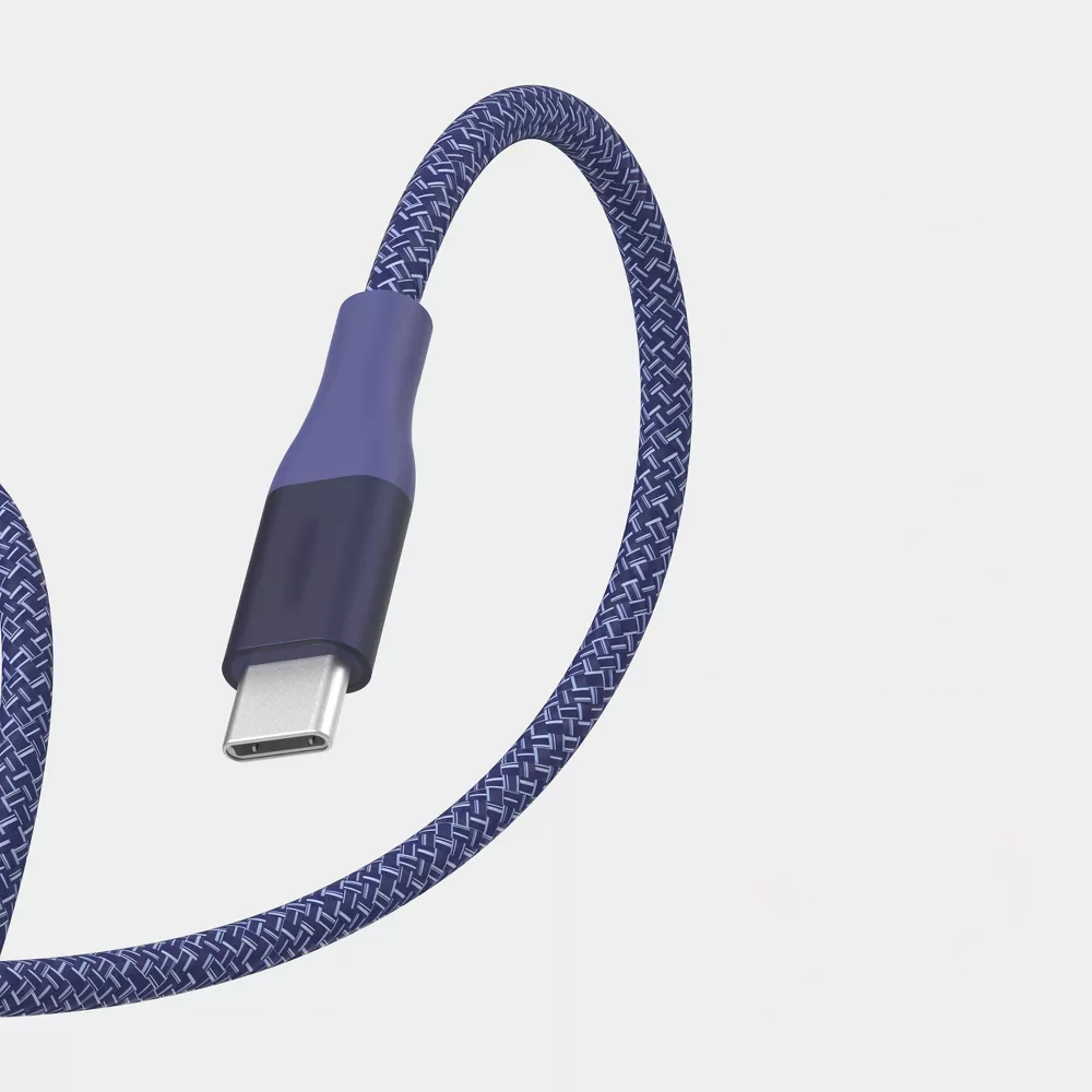 10ft USB-C to USB-C Braided Fast Charging Cable