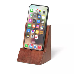 Solid Wood Desktop Phone Stand