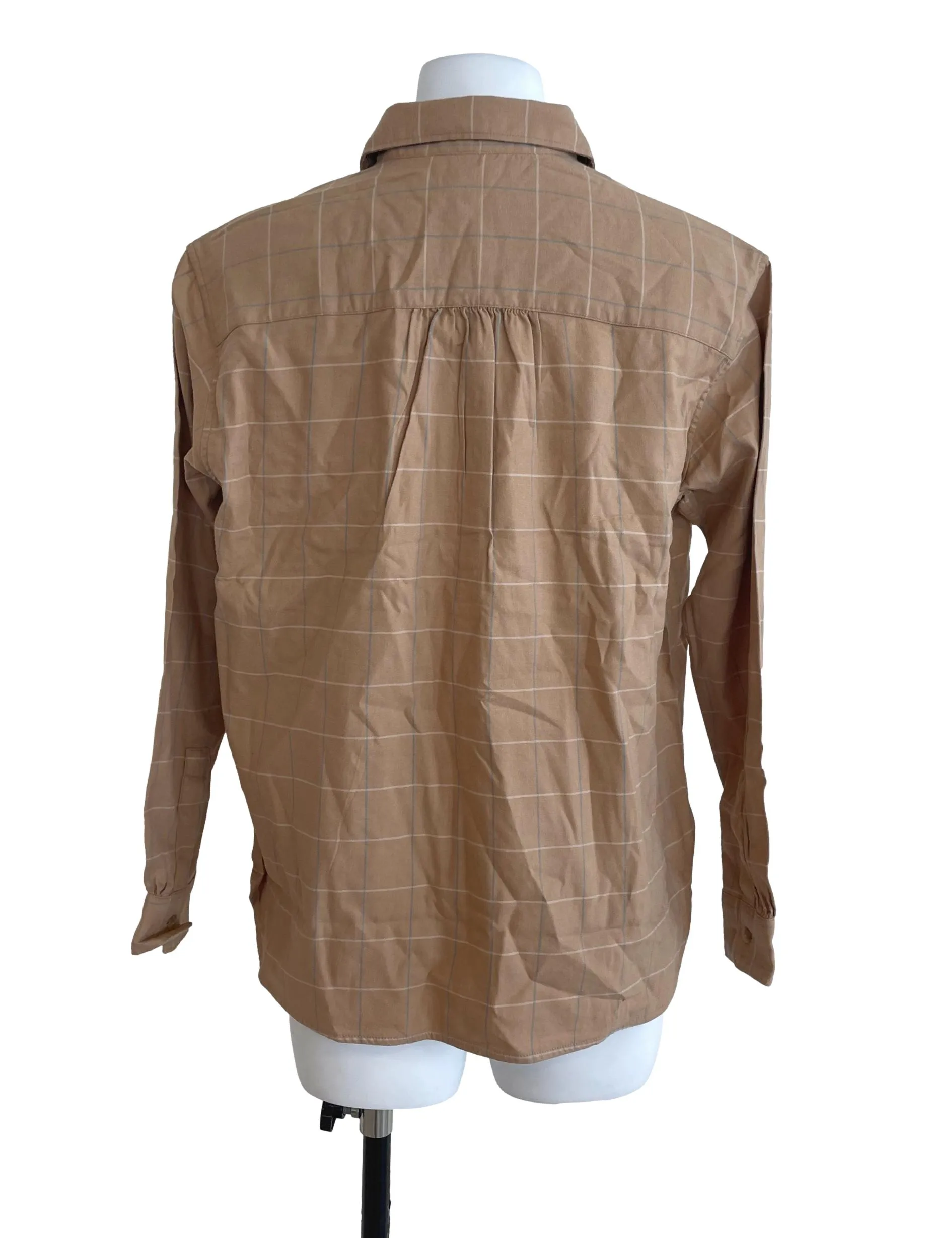 Brown Checked Shirt